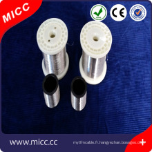 MICC couleur vive E type NiCr-CuNi thermocouple nu